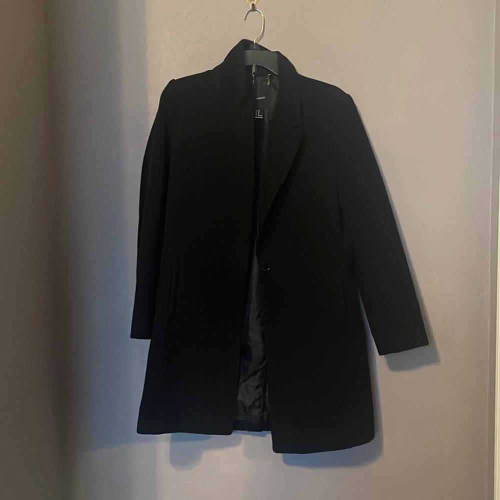 Black pocket coat